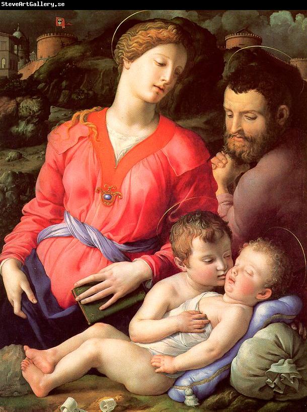 Agnolo Bronzino The Panciatichi Holy Family
